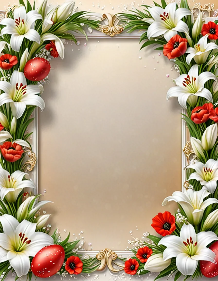 White lily and red ornament frame — White lily and red ornament frame. A carefully composed still life with clear material textures, controlled lighting and a clean focal point.…