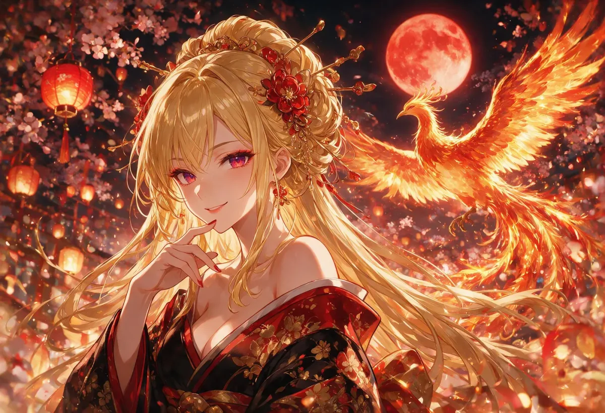 Phoenix light fantasy portrait — Phoenix light fantasy portrait. Expressive illustration, harmonious colors, a clear focal point and carefully arranged details. Create a new…