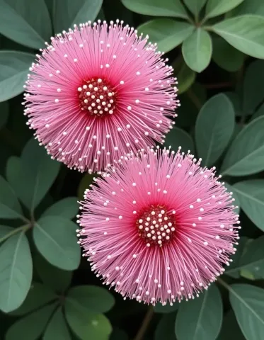 Pink spherical flowers macro — Pink spherical flowers macro. Natural photographic detail, balanced composition, expressive light and clear subject separation. Create a new…