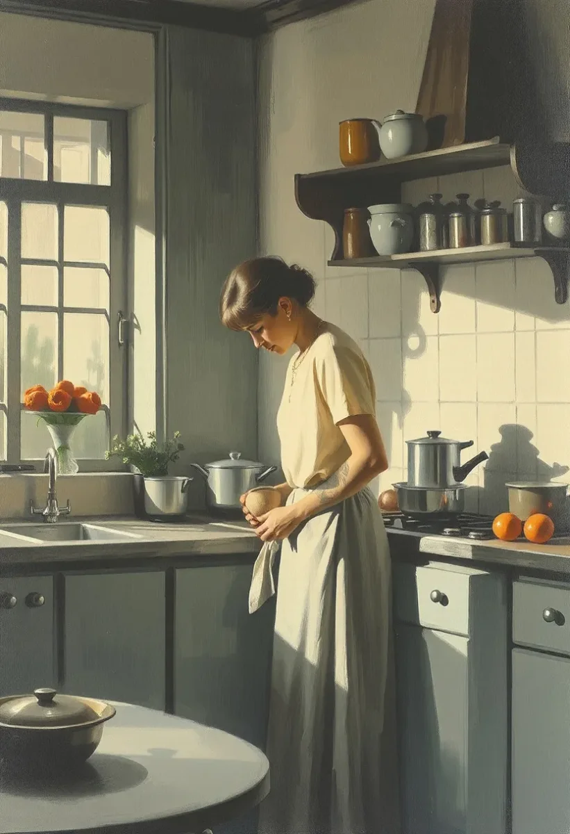 Morning light in the kitchen — Morning light in the kitchen. Natural photographic detail, balanced composition, expressive light and clear subject separation. Create a new…