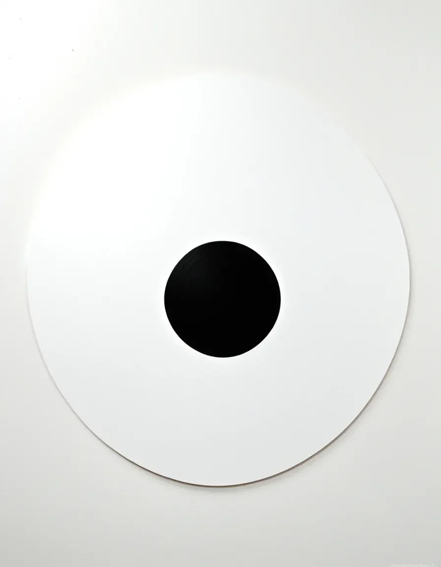 Minimal black and white circle — Minimal black and white circle. A carefully composed still life with clear material textures, controlled lighting and a clean focal point. Create…