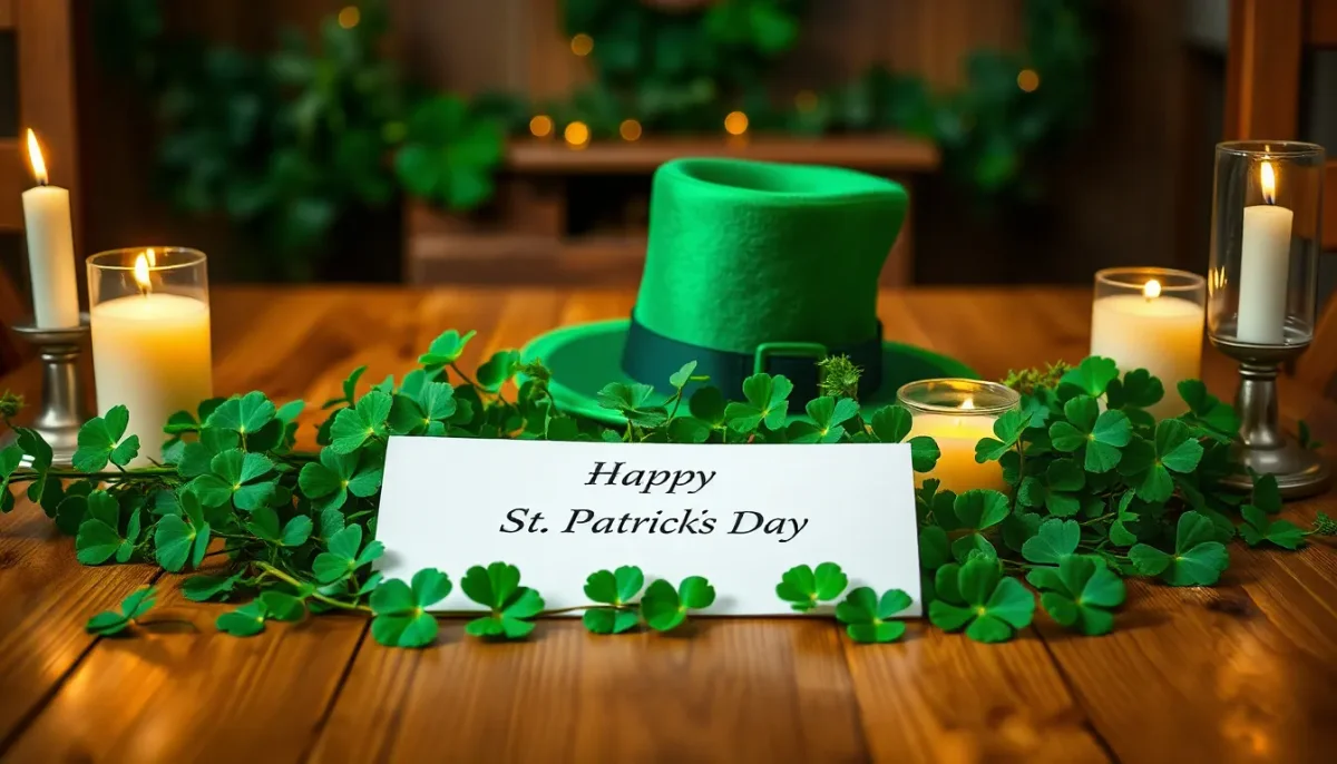 Green hat festive table setting — Green hat festive table setting. A carefully composed still life with clear material textures, controlled lighting and a clean focal point.…