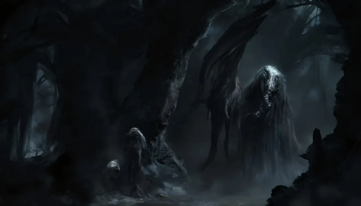 Misty shadows in a dark cavern — Misty shadows in a dark cavern. An atmospheric environment with layered depth, coherent lighting and rich environmental detail. Create a new…